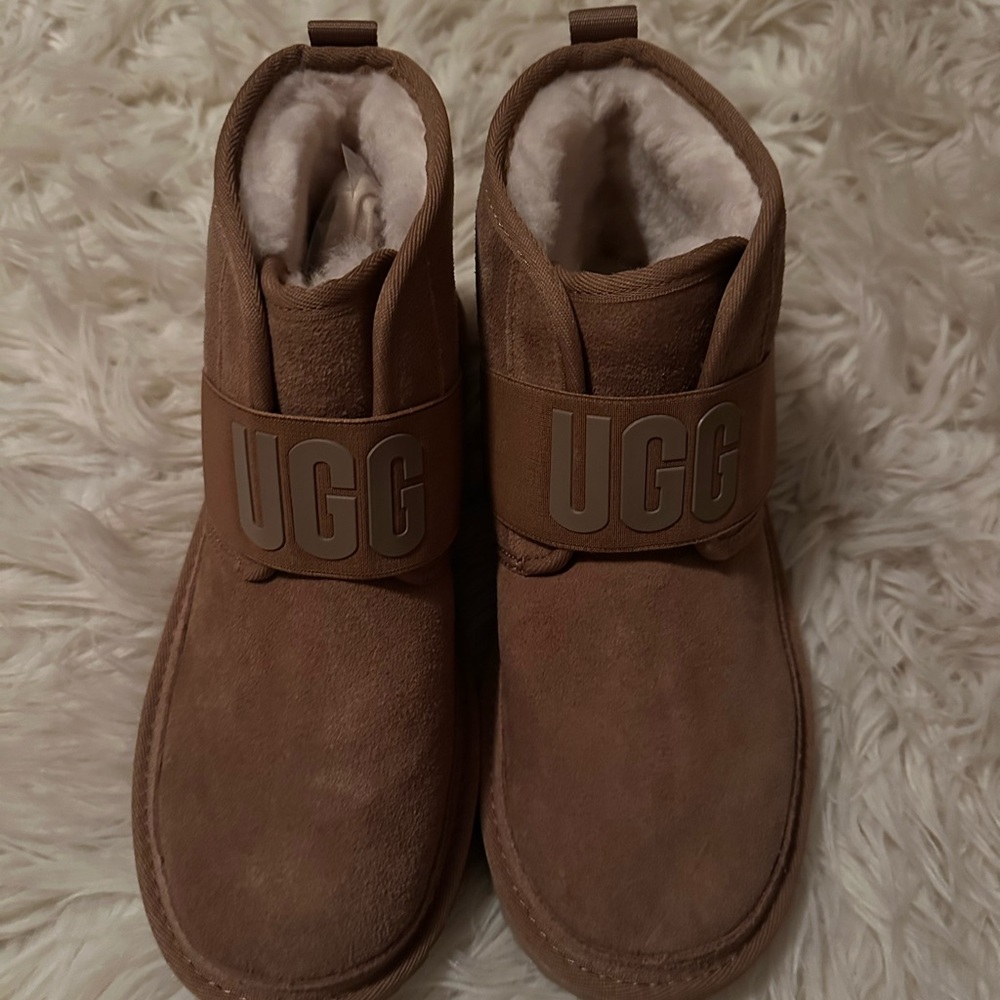 Cozy Shearling-Lined Brown Boots Uggs SZ 7 - Picture 7 of 8